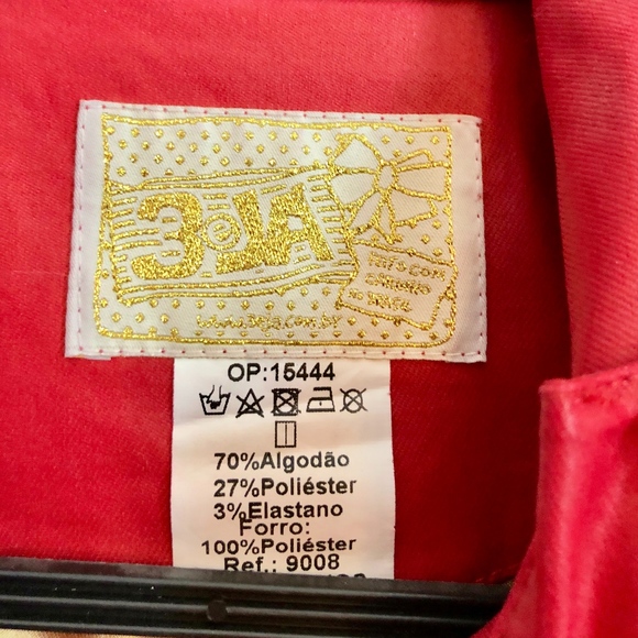 Girls Fashion Red Trench Coat/Rain Jacket - Picture 6 of 8